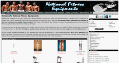 Desktop Screenshot of nationalfitnessequipments.com