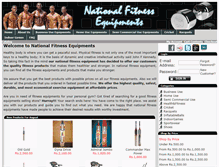 Tablet Screenshot of nationalfitnessequipments.com